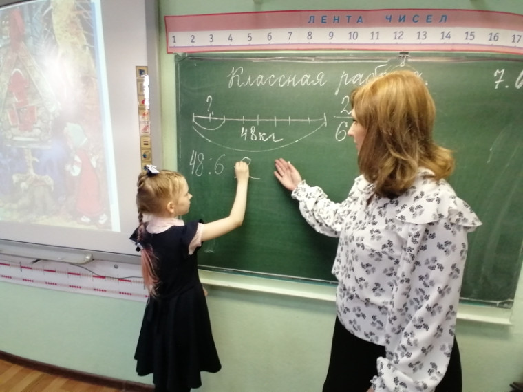 7 мая 2024 года, в рамках реализации программы мероприятий математического направления, Тимошенко Наталья Викторовна провела во 2А классе открытый урок математики по теме «Числовые выражения».